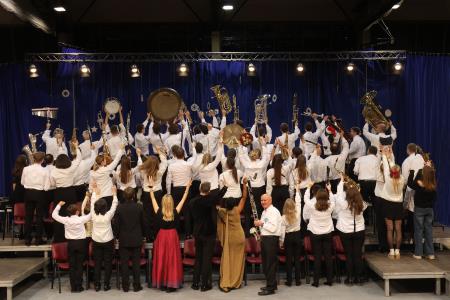 STOLETJE NAVDIHA 50. božično novoletni koncert Godbe Cerknica 90 Foto Ljubo Vukelič